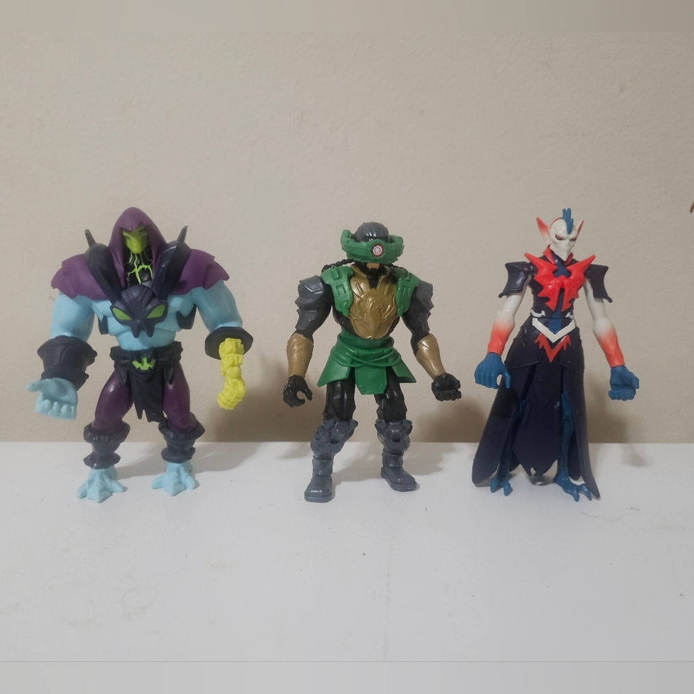 He-Man and The Masters of the Universe Action Figures Set of 3